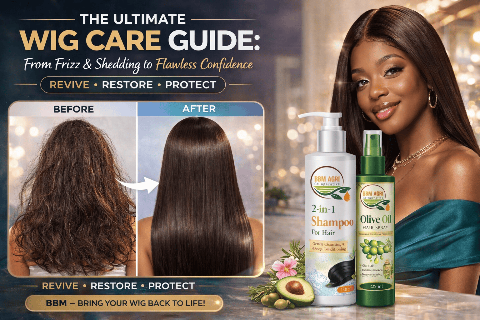 The Ultimate Wig Care Guide: From Frizz & Shedding to Flawless Confidence